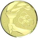 Baklja i olimpijski krugovi ref 212 (50 mm)